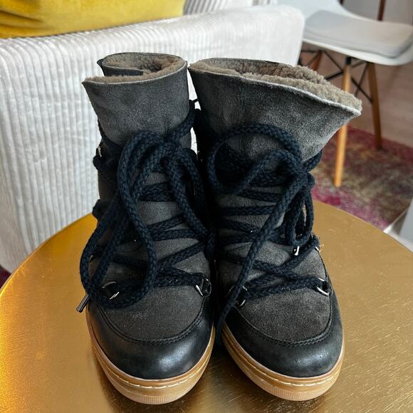 Isabel Marant NOWLES SNOW BOOTS size EUR 38 US 8 - Picture 4 of 14